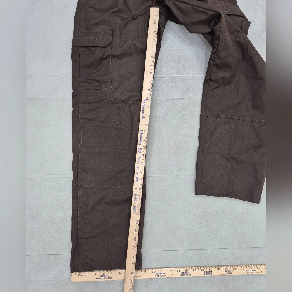 Propper tactical rip stop pants women's 28 chocolate brown double knee cargo - Picture 7 of 10